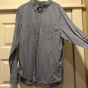 Blue Plaid Nautica Button down